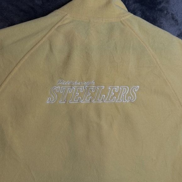 Vintage y2k NFL Pittsburgh Steelers Full Zip Long Sleeve 2X-Large Turtle Neck - Picture 8 of 8